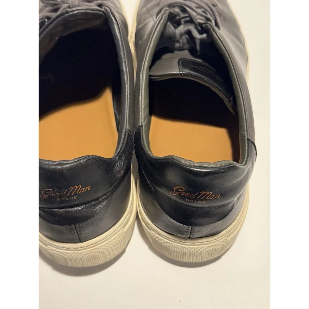Good Man Brand Edge Sneaker 12 Gray Lace Up Made in Italy Leather